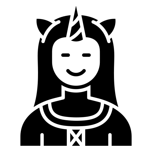 Unicorn representing uniqueness and magic